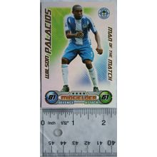 2008/09 Topps Match Attax Trading Card - Wilson Palacios, Wigan Athletic, Match