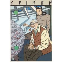 Triton Daniel Torres Spanish Comic Strip Rare Postcard