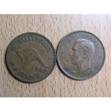 Australia 1942 1d Penny Coin