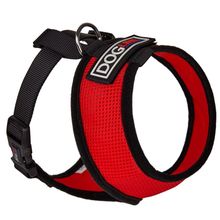Nylon Mesh Harness Red 10" 12"-17"