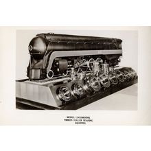 Model Locomotive Timken Train Roller Bearing Equipped Railway RPC Postcard