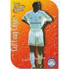 Futera's Leeds Utd 1999 Fans' Selection: Cutting Edge Embossed, CE1 - Radebe