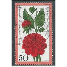 BERLIN -1976 50pf+25 'HUMANITARIAN FUNDS- GARDEN FLOWERS' FINE USED (EBID44-816)