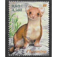 FRA 2001 4,50F 'ANIMALS' FINE USED (EBID55-903)