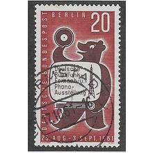 BERLIN -1961 20pf 'GERMAN RADIO EXHIBITION' FINE USED (EBID63-187)