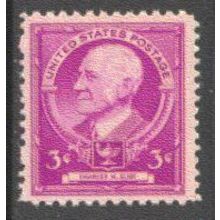 871 3c Charles Eliot Fine MNH BA0128