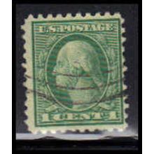 Used 543 1c George Washington Barely Clears K3501