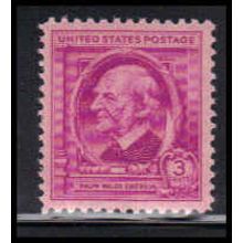 861 3c Ralph Emerson Fine Plus MNH KA2298