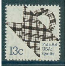 1748 13c Quilt of Plaid Fine MNH MA0703