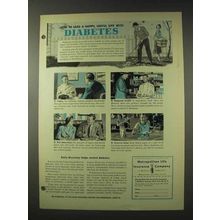 1948 Metropolitan Life Insurance Ad - Diabetes