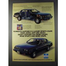 1980 Plymouth Sapporo Ad - Luxury Sports Coupe