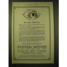 1924 General Motors Ad - Rewards of service