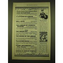 1924 George H. Doran Company Ad - Flying leaves from Autumn Books