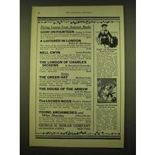 1924 George H. Doran Company Ad - Flying leaves from Autumn Books