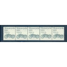 1899 5c Motorcycle Fine MNH Dry Gum PNC 2/5 V0126