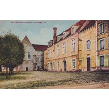 Provins College Interior Antique Ile De France Postcard