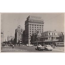 King William Street Adelaide Sent On Train Australia RPC Postcard