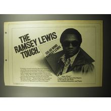 1974 Ramsey Lewis Solar Wind Album Advertisement - The Ramsey Lewis Touch