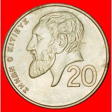 Ⰶ GREAT BRITAIN (1991-2004): CYPRUS ★ 20 CENTS 1998 ZENO ★LOW START★NO RESERVE