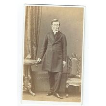 Victorian cdv photo elderly man standing Aberdeen photographer