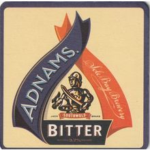 BEER MAT - ADNAMS BREWERY - BITTER - (Cat No 034) - (1999)