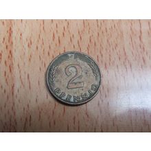 1987j 2 Pfennig Germany Coin