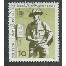 BERLIN - 1969 10pf 'I.P.T.T WORLD CONGRESS' FINE USED (EBID49-711)