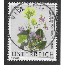 AUT 2007 125c 'FLORA DEFINITIVES ' FINE USED (EBID56-277)
