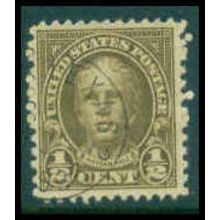 Used 653 1/2c Nathan Hale Fine M10253
