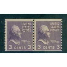 842 3c Thomas Jefferson Barely Clears/Avg MNH CLP C2078