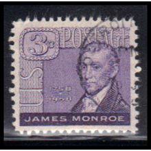 Used 1105 3c James Monroe Very Fine KA8726