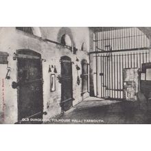 Old Dungeons Tolhouse Hall Great Yarmouth Norfolk Old Postcard