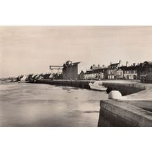Odd Lampshade by Water At Wells Next To The Sea Real Photo Norfolk Postcard