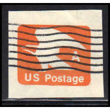 Used U580 15c A Eagle Very Fine Cut Square Z2937