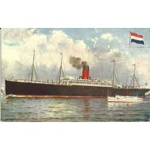 Atlantic Transport Line SS MINNEAPOLIS Tuck Oilette Postcard (9126)