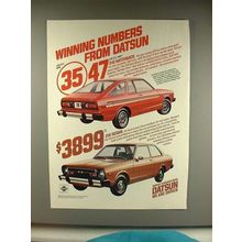 1979 Datsun 210 Hatchback & 210 Sedan Car Ad!