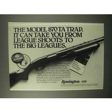 1979 Remington Model 870 TA Trap Gun Ad - Big Leagues