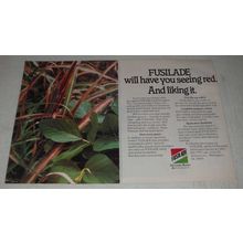 1985 ICI Americas Fusilade Herbicide Ad - Fusilade will have you seeing red.