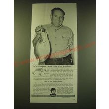 1950 Heddon Go-Deeper Lures Ad - Go-Deepers root out the Lunkers