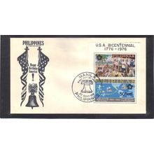 FDC Int'l Philippines Honoring USA Bicentennial (Cachet-U/A) CV01090
