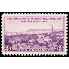 California - San Diego International Exposition One PACK OF TEN 3 Cent Scott 773