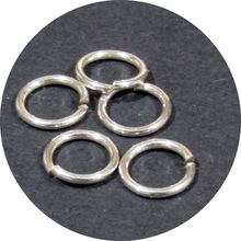 9 mm Jump Ring (1.0mm THICK) Sterling Silver 925 Heavy 18 Gauge 5 pack sizes C18