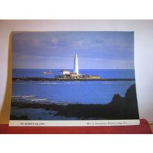 ST. MARY'S ISLAND by Mrs. A. Swearman unused postcard Whitley lodge W.I. #