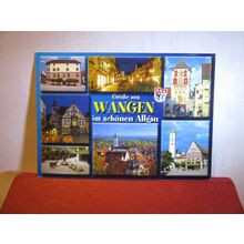 multiview, WANGEN IM ALLGAU, GERMANY used postcard 2003 pm #