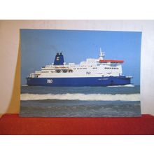 PRIDE OF BERGUNDY, P&O EUROPEAN FERRIES used postcard 1996 pm =