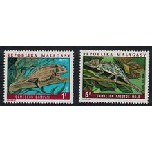 Malagasy Rep. Chameleons 2v 1973 MNH SG#246-247