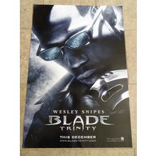 Blade Trinity - Movie Poster with Wesley Snipes as Blade - Advance Vintage Poste