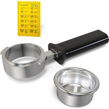 OEM Gaggia Bottomless Portafilter 58Mm - Authentic Italian Portafilter with 3 Cu