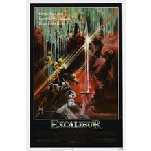 Excalibur (1981)_2 Movie Film Poster Canvas iconic design