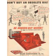 wilson mfg company 1954 obsolete rig modern-buy petroleum vintage ad